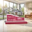 Domicile VividPrint™ Award - Red | https://www.bestnamebadges.com