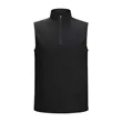 Men's Lightweight Athletic Quarter Zip Vest With Custom Logo | https://www.bestnamebadges.com