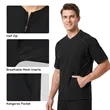 Men's Athletic Half Zip Short Sleeve Training Cage Jacket | https://www.bestnamebadges.com