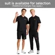Men's Athletic Half Zip Short Sleeve Training Cage Jacket | https://www.bestnamebadges.com