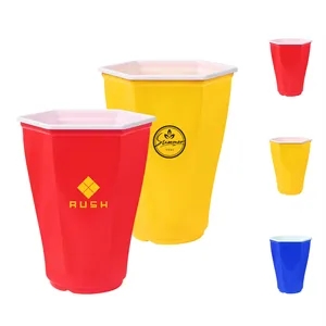 16 Oz Stackable Disposable Plastic Cup For Party