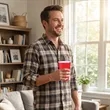 16 Oz Stackable Disposable Plastic Cup For Party | https://www.bestnamebadges.com