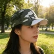 6 Panel Structured Camouflage Twill Baseball Cap | https://www.bestnamebadges.com