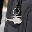 Custom Helicopter Keychain | https://www.bestnamebadges.com