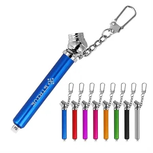 Mini Pencil Tire Pressure Gauge W/ Keychain 10 50 PSI