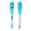 2 In 1 Plastic Click Ballpoint Pen With LED Light | https://www.bestnamebadges.com