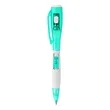 2 In 1 Plastic Click Ballpoint Pen With LED Light | https://www.bestnamebadges.com