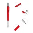 6 In 1 Metal Multitool Pen W/ Stylus Ruler Level Screwdriver | https://www.bestnamebadges.com