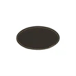Oval Leatherette Badge w/ Magnet | https://www.bestnamebadges.com