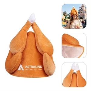 Thanksgiving Plush Roasted Turkey Hat