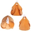 Thanksgiving Plush Roasted Turkey Hat | https://www.bestnamebadges.com