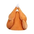 Thanksgiving Plush Roasted Turkey Hat | https://www.bestnamebadges.com