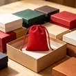 Small Velvet Drawstring Bag Jewelry Gift Pouch | https://www.bestnamebadges.com
