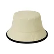 Brushed Cotton Bucket Hat With Bound Brim Design | https://www.bestnamebadges.com