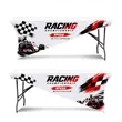 6' Custom Printed Stretch Cross Over Table Cover | https://www.bestnamebadges.com