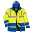 PORTWEST® Insulated Waterproof Hi-Vis Winter Traffic Jacket | https://www.bestnamebadges.com