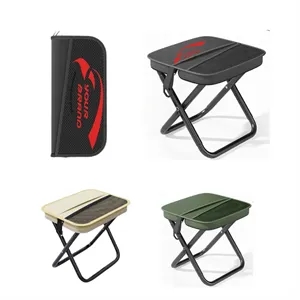 Portable Foldable Mini Camping Stool With Crossbody Strap