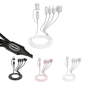 Portable "4-In-2" Fast Charging Cable For Multiple Devices