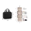 Large-Capacity Hanging Travel Makeup Organizer With Hook | https://www.bestnamebadges.com