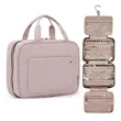 Large-Capacity Hanging Travel Makeup Organizer With Hook | https://www.bestnamebadges.com
