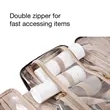Large-Capacity Hanging Travel Makeup Organizer With Hook | https://www.bestnamebadges.com