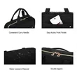 Large-Capacity Hanging Travel Makeup Organizer With Hook | https://www.bestnamebadges.com