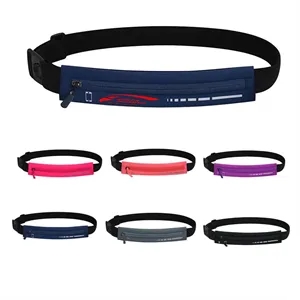 Portable Lightweight Unisex Running Waist Belt With Storage