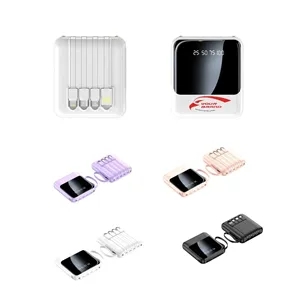 5000mah Mini Fast-Charging Power Bank With Battery Display