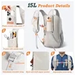 15L Unisex Ultralight Portable Foldable Hiking Backpack | https://www.bestnamebadges.com