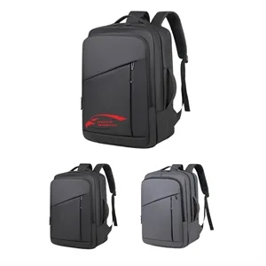 Large-Capacity Business Backpack With Usb Charging Port
