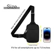Outdoor Crossbody Waist Bag With Reflective Strips | https://www.bestnamebadges.com