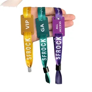 RFID Polyester Woven Wristband