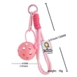 Pickleball Keychain | https://www.bestnamebadges.com