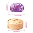 Dumpling Squishies Stress Relief Ball | https://www.bestnamebadges.com