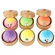 Dumpling Squishies Stress Relief Ball | https://www.bestnamebadges.com
