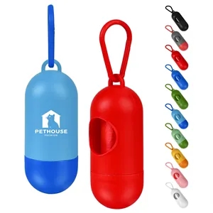 Portable Dog Poop Bag Holder W/ Hook