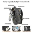 Large Flight Approved Carry On Travel Backpack | https://www.bestnamebadges.com