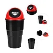 Mini Plastic Car Trash Can W/ Lid | https://www.bestnamebadges.com