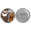 3" Custom Full Color Round Tinplate Button Badge Pin | https://www.bestnamebadges.com