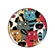 3" Custom Full Color Round Tinplate Button Badge Pin | https://www.bestnamebadges.com