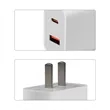 12W Dual Port Fast USB & Tyepe C Charger Block | https://www.bestnamebadges.com