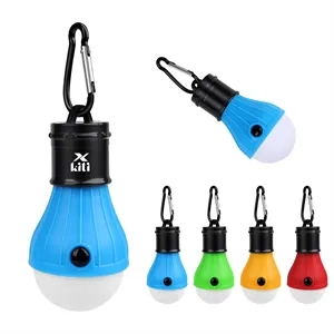Portable LED Camping Light Bulb W/ Carabiner Clip