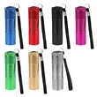 9 LED Mini Aluminum Flashlight W/ Lanyard | https://www.bestnamebadges.com