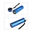 9 LED Mini Aluminum Flashlight W/ Lanyard | https://www.bestnamebadges.com