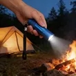 9 LED Mini Aluminum Flashlight W/ Lanyard | https://www.bestnamebadges.com