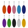 Oval Soft Floating Keychain Key Tag | https://www.bestnamebadges.com