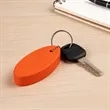 Oval Soft Floating Keychain Key Tag | https://www.bestnamebadges.com