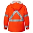 PORTWEST® FLEXARC Polyurethane FR Cotton Hooded Rain Jacket | https://www.bestnamebadges.com