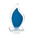 Flamingo VividPrint™ Award - Blue | https://www.bestnamebadges.com