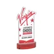 EdgeCraft Rectangle VividPrint™ on Alberton - Red (via Air) | https://www.bestnamebadges.com